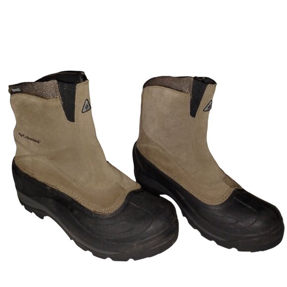 Columbia Cascadian Mountain Boots Brown Suede Water Resistant Mens Size 9 - Picture 1 of 14